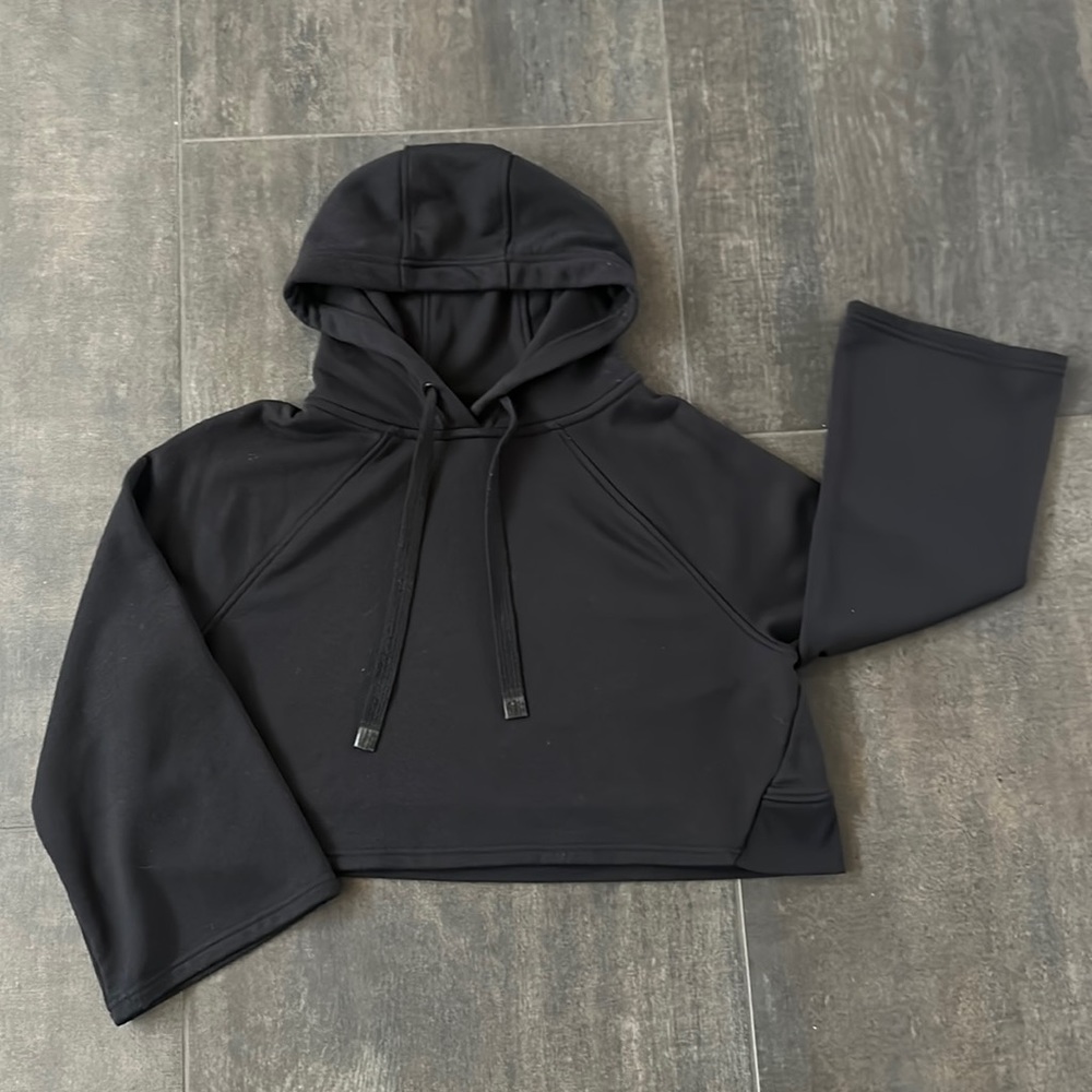 Athleta Steady State cropped hoodie size XS